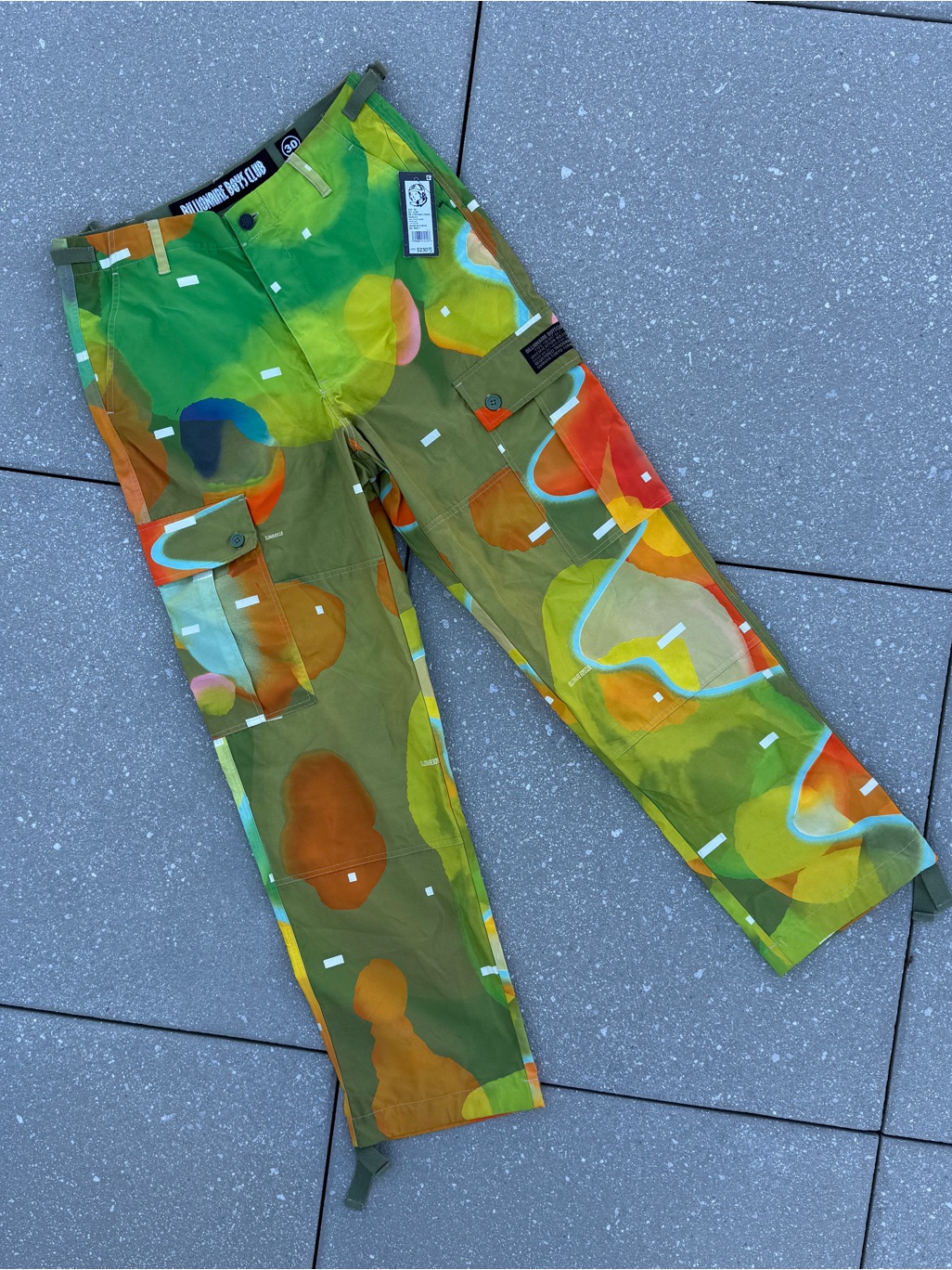 Billionaire Boys Club Bb Chromic Multi-Coloured Camo Cargo Pants